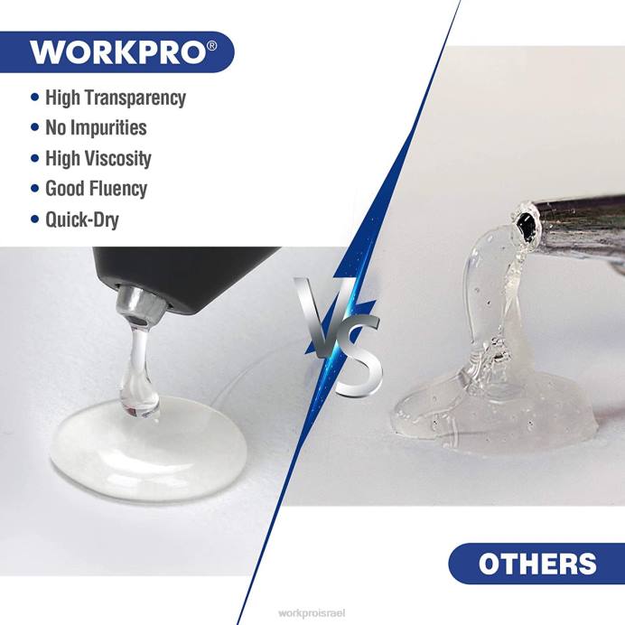 חָדָשׁ WORKPRO 100 חבילות מקלות דבק חם בגודל מלא התואמים לרוב רובי הדבק כְּלִי L40Z196