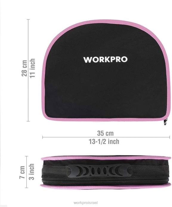 וָרוֹד WORKPRO ערכת כלים 103 יחידות עם נרתיק עגול לנשיאה קלה מושלמת לתחזוקה ביתית בעצמך כְּלִי L40Z248