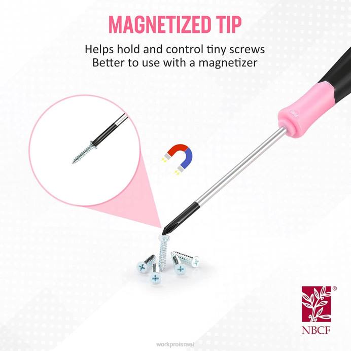 וָרוֹד WORKPRO ערכת מברגים מדויקים 10 יחידות עם נרתיק, פיליפס, מחוררת, כוכב טורקס, ערכת תיקון מברג קטן עם קצה מגנטי כְּלִי L40Z255
