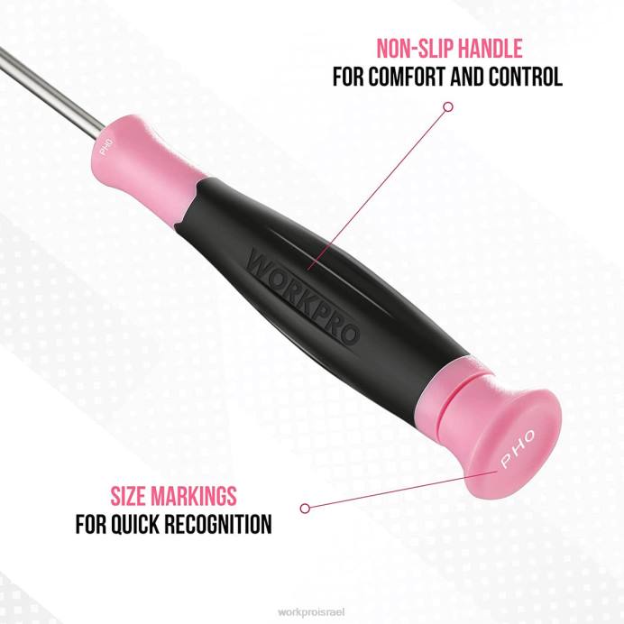 וָרוֹד WORKPRO ערכת מברגים מדויקים 10 יחידות עם נרתיק, פיליפס, מחוררת, כוכב טורקס, ערכת תיקון מברג קטן עם קצה מגנטי כְּלִי L40Z255