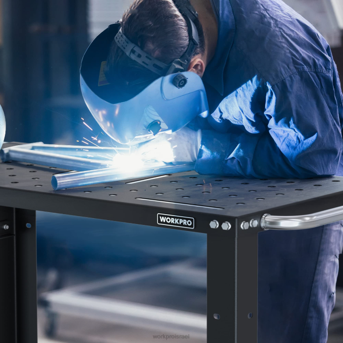 חָדָשׁ WORKPRO שולחן ריתוך נייד, קיבולת עומס של 1200 ק