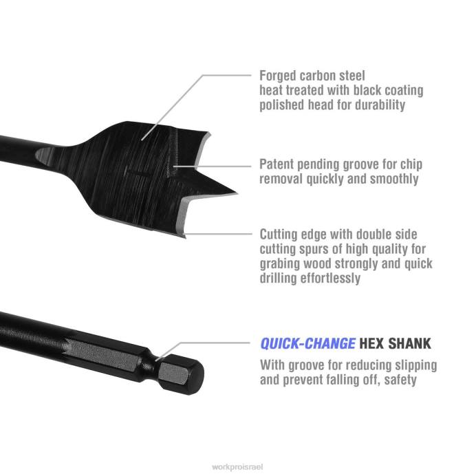 מוֹעִיל WORKPRO מהדק פנים ומקדחה אלחוטית 12V וערכת כלים ביתית ו-10 יחידות סט מקדחי ספייד מקצועי ואקדח סיכות 4 ב-1 כבד כְּלִי L40Z318