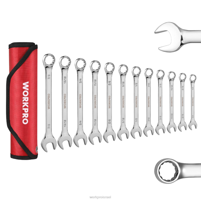 חָדָשׁ WORKPRO 12 יחידות מטריות 8-19 מ"מ, סט מפתחות שילוב cr-v פרימיום כְּלִי L40Z95