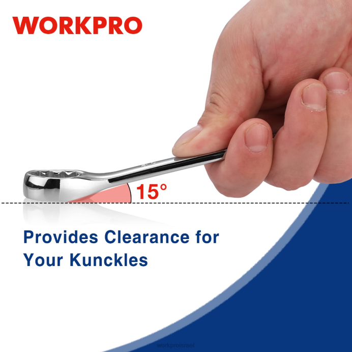 חָדָשׁ WORKPRO 12 יחידות מטריות 8-19 מ