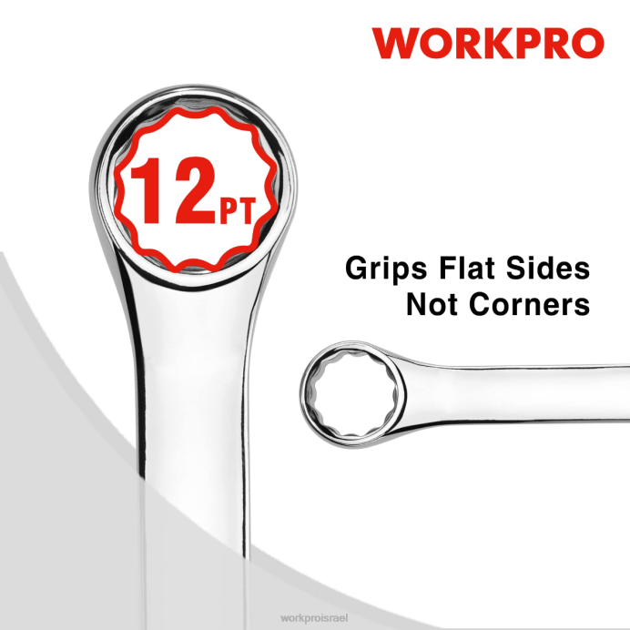 חָדָשׁ WORKPRO 12 יחידות מטריות 8-19 מ