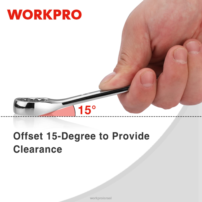 חָדָשׁ WORKPRO 12 יחידות מטריות 8-19 מ