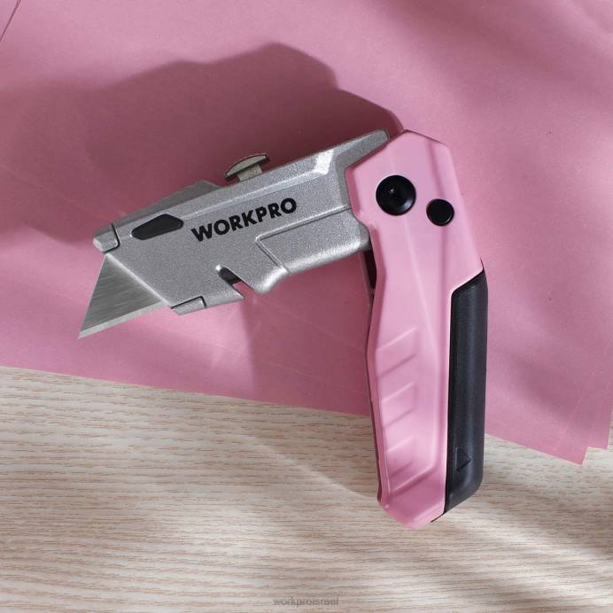 וָרוֹד WORKPRO סכין מתקפלת לשינוי מהיר עם 12 להבים נוספים כְּלִי L40Z37
