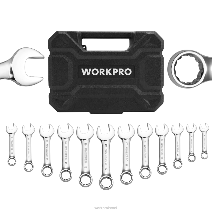 מוֹעִיל WORKPRO 12 יחידות מפתח מפתחות שילוב קשקשים כְּלִי L40Z97