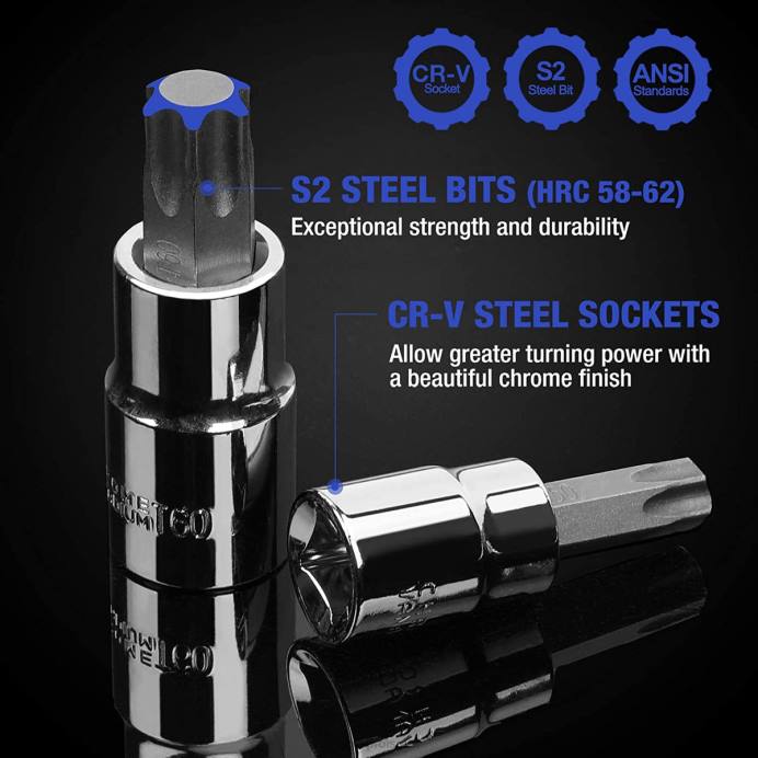 מורדן WORKPRO סט שקעים של 13 יחידות Torx Bit (לשימוש ידני בלבד) כְּלִי L40Z127