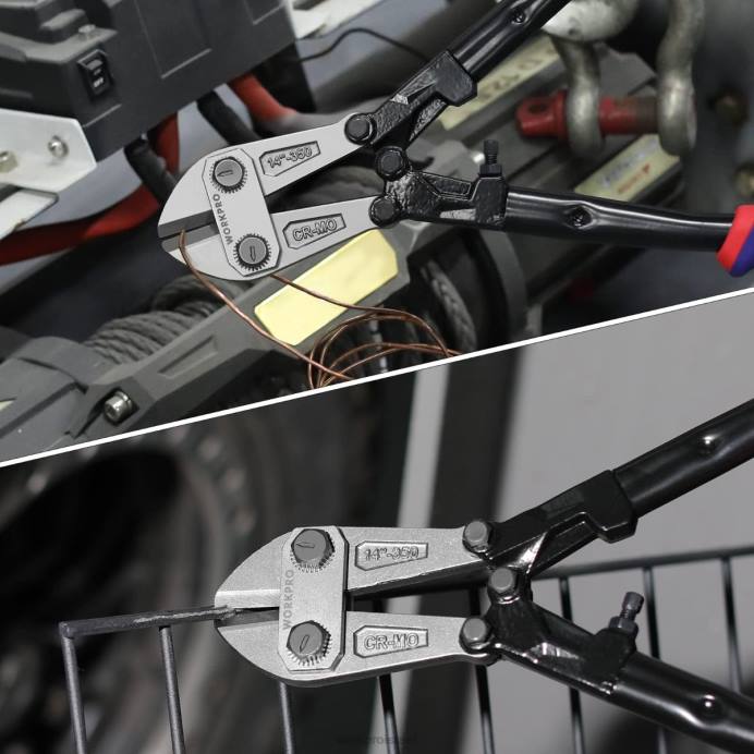 חָדָשׁ WORKPRO חותך ברגים 14/18 אינץ', ידית תלת חומרים עם אחיזה נוחה כְּלִי L40Z156