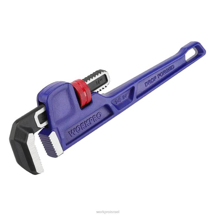 מוֹעִיל WORKPRO מפתח אינסטלציה ישר בגודל 14 אינץ' כְּלִי L40Z89