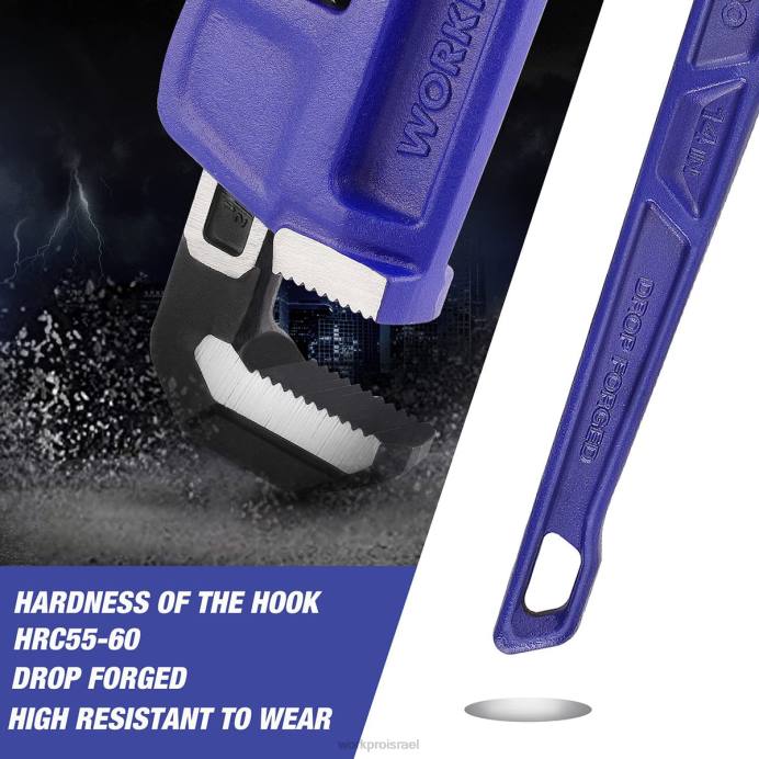 מוֹעִיל WORKPRO מפתח אינסטלציה ישר בגודל 14 אינץ' כְּלִי L40Z89