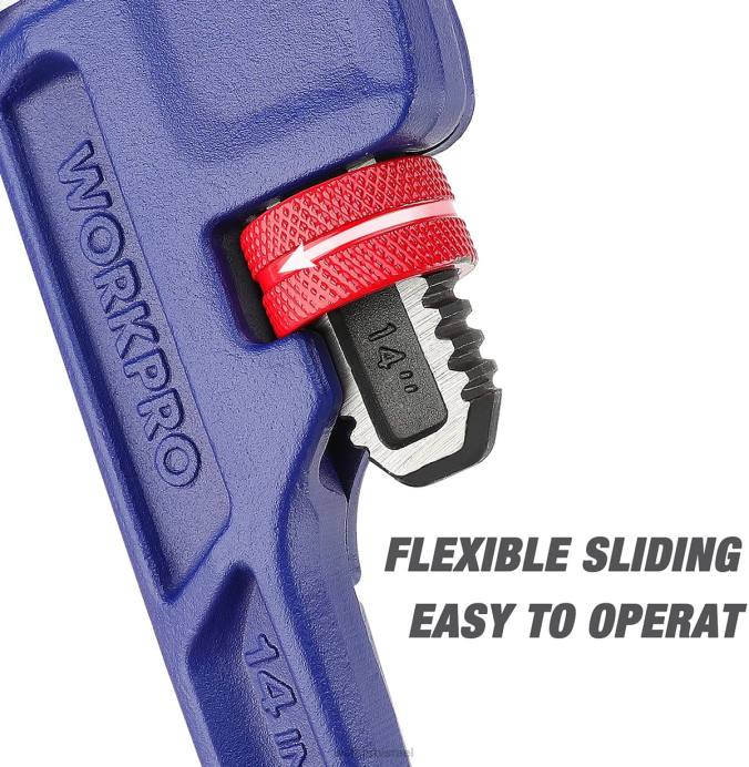מוֹעִיל WORKPRO מפתח אינסטלציה ישר בגודל 14 אינץ' כְּלִי L40Z89