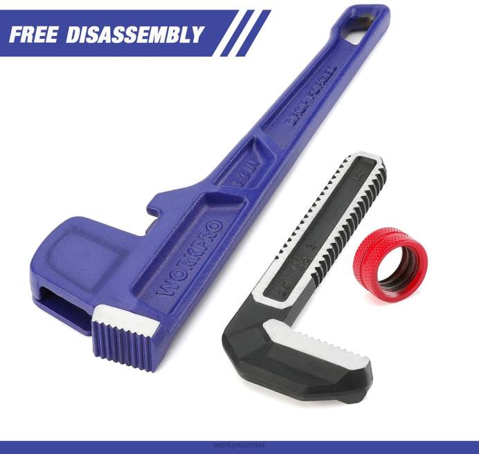 מוֹעִיל WORKPRO מפתח אינסטלציה ישר בגודל 14 אינץ' כְּלִי L40Z89