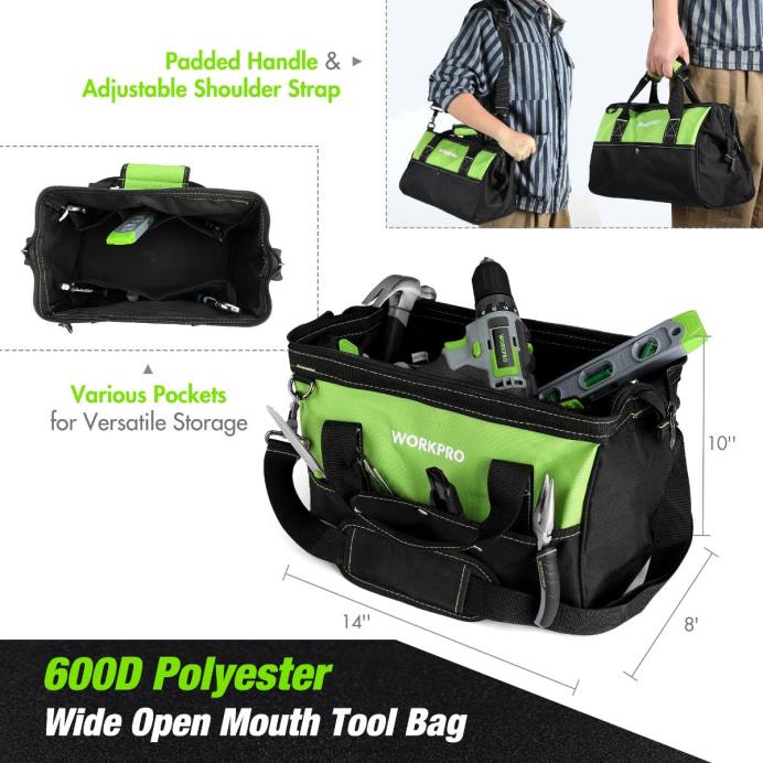 ורוד/אפור WORKPRO ערכת מקדחה אלחוטית משולבת 157 חלקים עם ליתיום-יון אלחוטי 20V כְּלִי L40Z259