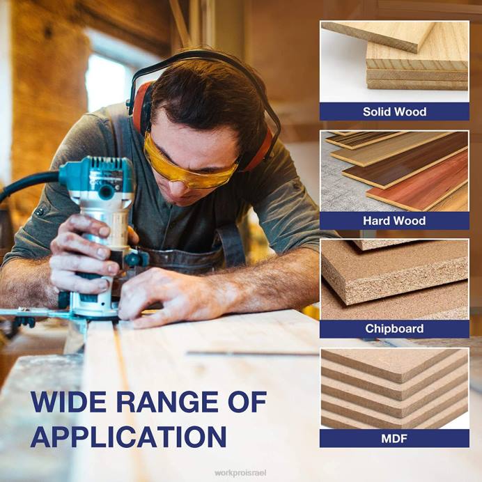 מורדן WORKPRO סט נתב 15 יחידות, נתב סיביות של נתב טונגסטן קרביד בגודל 1/4 אינץ' כְּלִי L40Z130