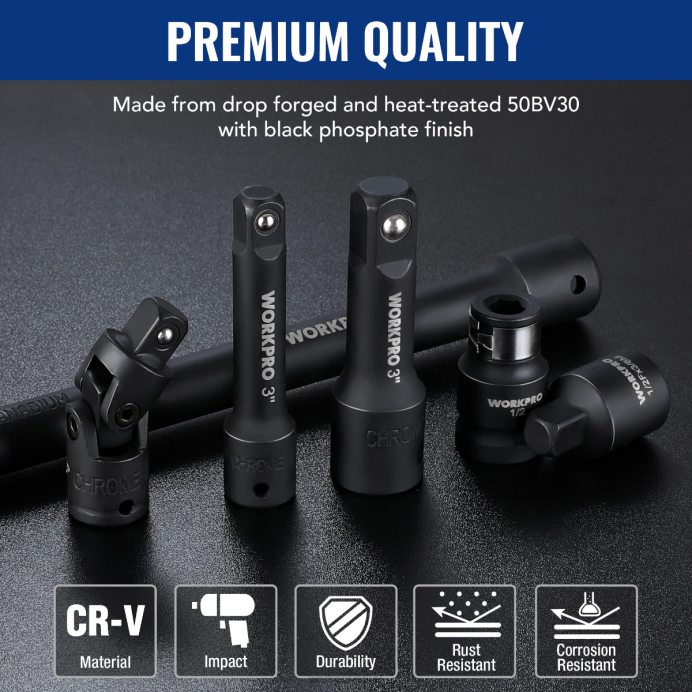 מורדן WORKPRO סט אביזרים לכלי כונן 18 יחידות כְּלִי L40Z137