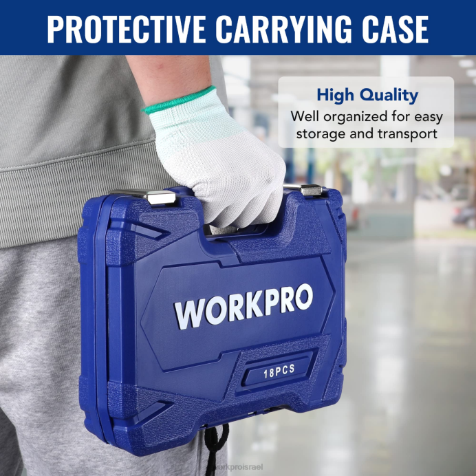 מורדן WORKPRO סט אביזרים לכלי כונן 18 יחידות כְּלִי L40Z137