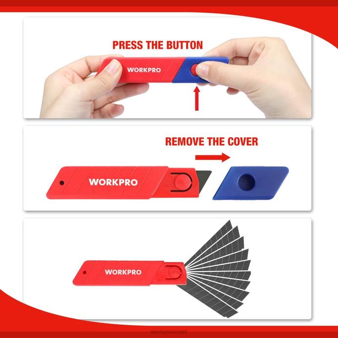מוֹעִיל WORKPRO להבי ניתוק בגודל 18 מ