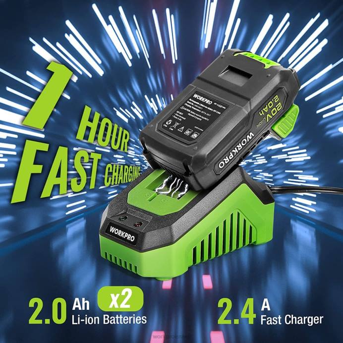 מוֹעִיל WORKPRO סט מקדחה אלחוטית מקסימום 20V, כלי מקדחה חשמלית עם 102 חלקים אביזרים, 2 x 2.0ah סוללות Li-ion עם מטען מהיר כְּלִי L40Z170