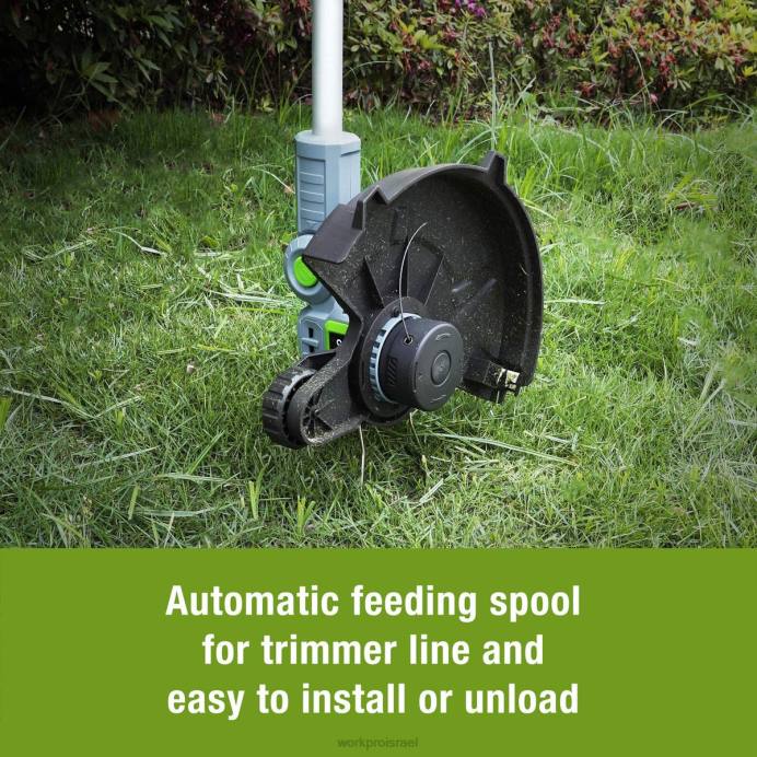 מוֹעִיל WORKPRO גוזם מיתרים אלחוטי 20V / קצוות 12 אינץ' עם סוללת ליתיום יון 2ah 1 שעה מטען מהיר 16.4ft קו גוזם כלול כְּלִי L40Z293