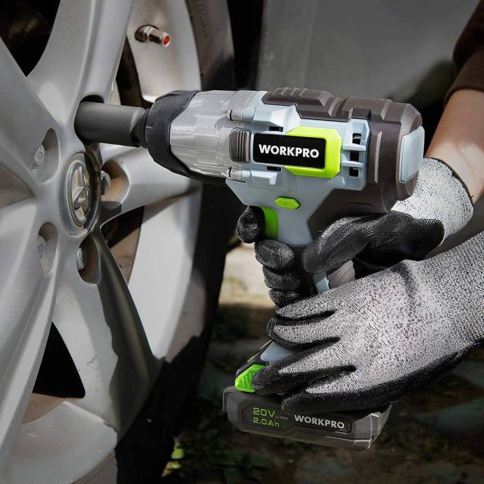 מורדן WORKPRO מפתח ברגים אלחוטי 20V עם תפס חגורת מטען מהיר לנשיאה קלה כְּלִי L40Z187