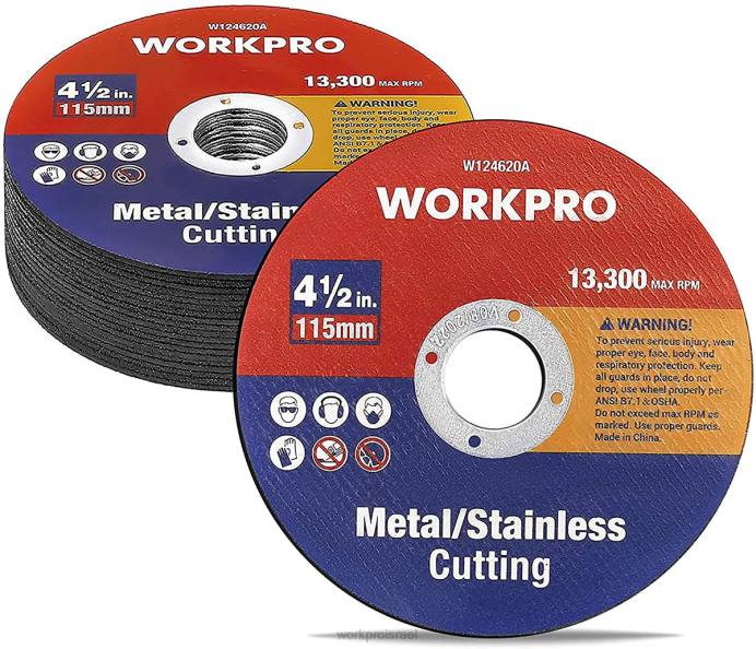 מוֹעִיל WORKPRO 20 יח' גלגלי חיתוך ממתכת אל חלד דיסק חיתוך דק ממתכת לטחנת זווית כְּלִי L40Z195
