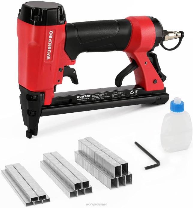 מוֹעִיל WORKPRO אקדח סיכות פנאומטי בגודל 20 עבור נגרות ופרויקטים בעצמך כְּלִי L40Z61