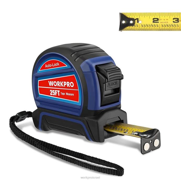 מוֹעִיל WORKPRO סרט מדידה לנעילה אוטומטית 25 רגל כְּלִי L40Z111