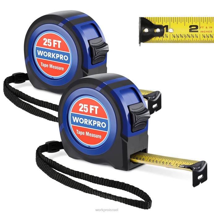 מוֹעִיל WORKPRO סרט מדידה 25 רגל כְּלִי L40Z112