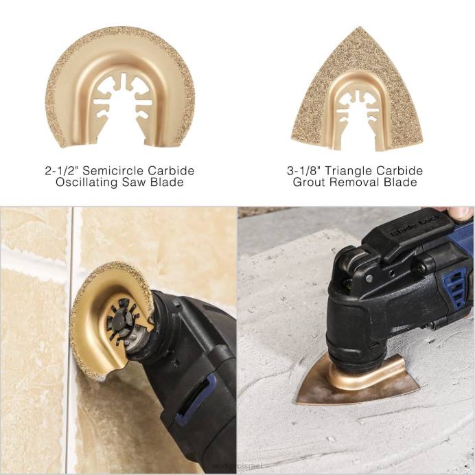 מורדן WORKPRO 25 יחידות להבי מסור מתנודד, להב חיתוך, אביזר רב-כלי אוניברסלי לשיוף, שחיקה וחיתוך כְּלִי L40Z200