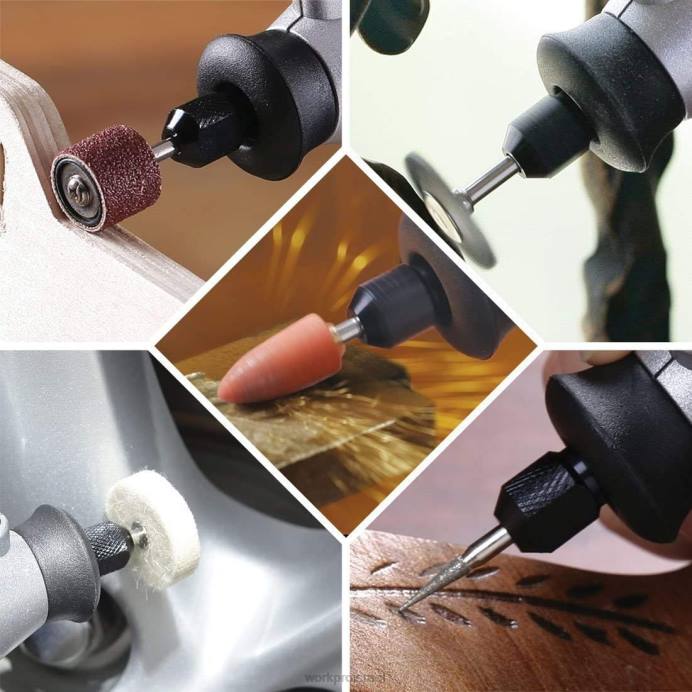 מורדן WORKPRO ערכת אביזרי כלי סיבובי 276 יחידות חיתוך גילוף וליטוש התאמה אוניברסלית כְּלִי L40Z191