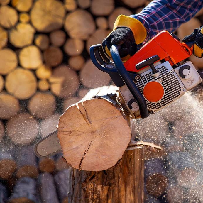 מוֹעִיל WORKPRO שרשרת מסור חשמלי 2-חבילה, 3/8 אינץ', 56 חוליות הנעה שרשרת מסור לחיתוך עץ עבור חלקי מסור חשמלי כְּלִי L40Z204