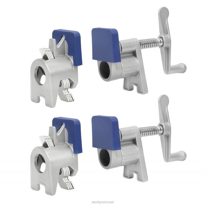 שָׁחוֹר WORKPRO 2 יח' מהדקי צינור, מהדקי צינור קלים ליציקת אלומיניום כְּלִי L40Z124