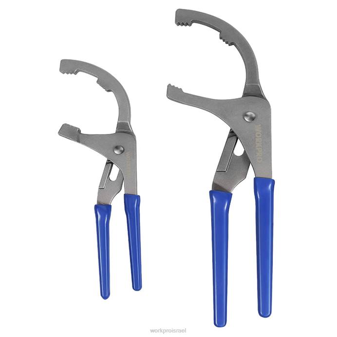 מוֹעִיל WORKPRO סט מפתח ברגים/צבת מסנן שמן 2 יחידות כְּלִי L40Z76