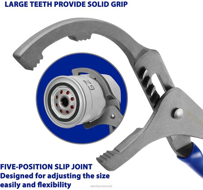 מוֹעִיל WORKPRO סט מפתח ברגים/צבת מסנן שמן 2 יחידות כְּלִי L40Z76