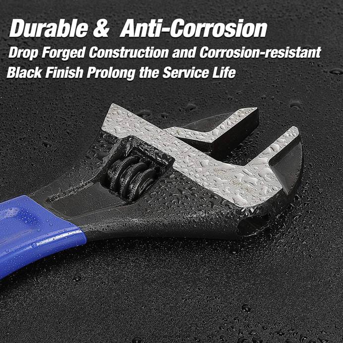 מוֹעִיל WORKPRO סט מפתח ברגים מתכוונן 2 יחידות למוסך ביתי ולעשה זאת בעצמך כְּלִי L40Z87