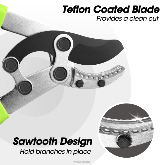 מורדן WORKPRO חותך סדן, חותך ענפים בגודל 32 אינץ' עם פעולה מורכבת, גוזם עצי גינה כבד כְּלִי L40Z282