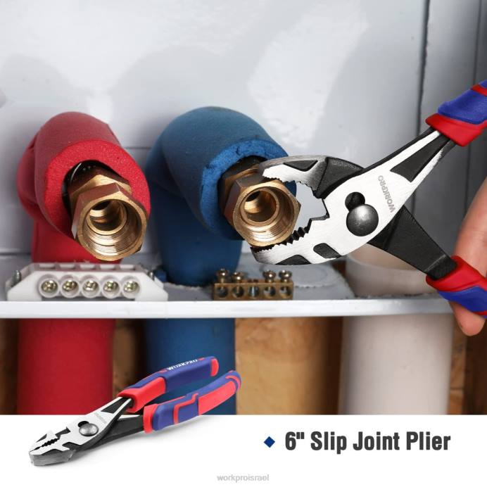 ורוד כחול WORKPRO סט כלים ביתי 35 יחידות עם ארגז כלים לאחסון כְּלִי L40Z246