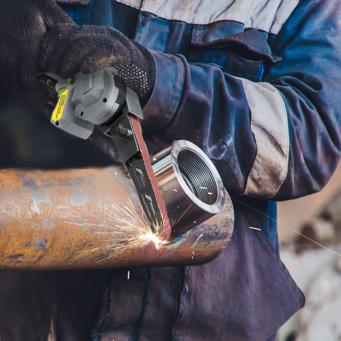 מורדן WORKPRO מלטשת חגורות פרטית אלחוטית, מיני מסור שרשרת, מפוח חשמלי, ערכת כלי עבודה משולבים 3 ב-1 כְּלִי L40Z296