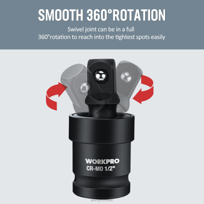 מוֹעִיל WORKPRO סט חיבורים אוניברסלי בעל השפעה 3 חלקים כְּלִי L40Z148