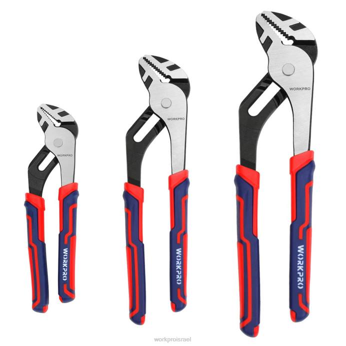 חָדָשׁ WORKPRO סט פלייר חריץ רב תכליתי מתכוונן 3 יחידות כְּלִי L40Z68