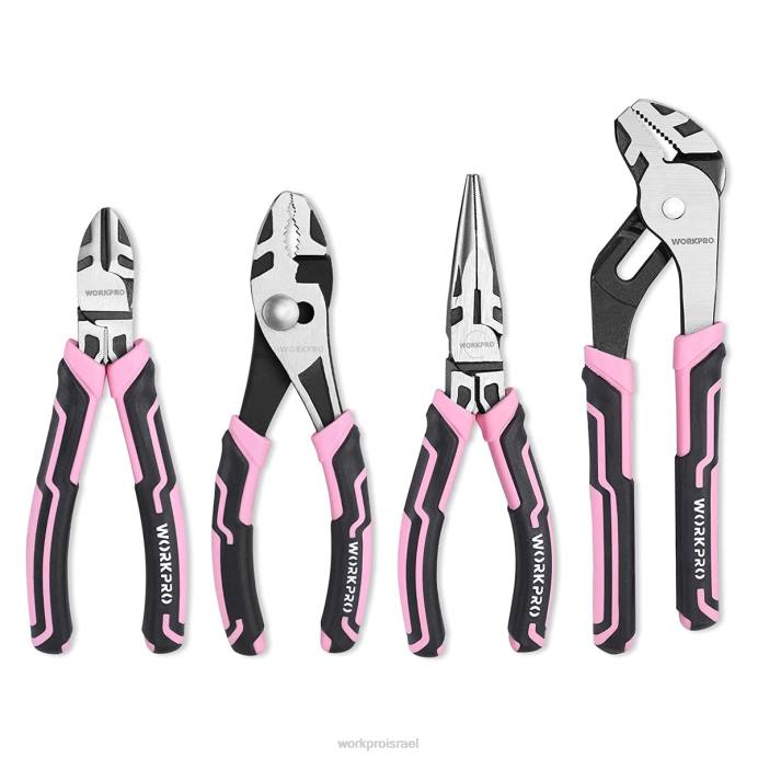 וָרוֹד WORKPRO סט צבת 4 יחידות כְּלִי L40Z251