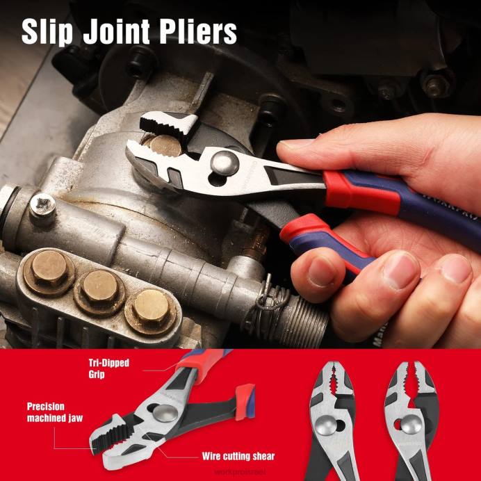 מורדן WORKPRO 4 יחידות ערכות כלי צבת לבנייה cr-v פרימיום כְּלִי L40Z72