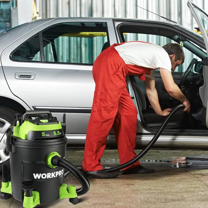 מורדן WORKPRO שואב אבק בחנות בנפח 5 ליטר, 5.5 כוח סוס לניקוי חנות עם מסנן hepa, צינור ואביזרים כְּלִי L40Z214