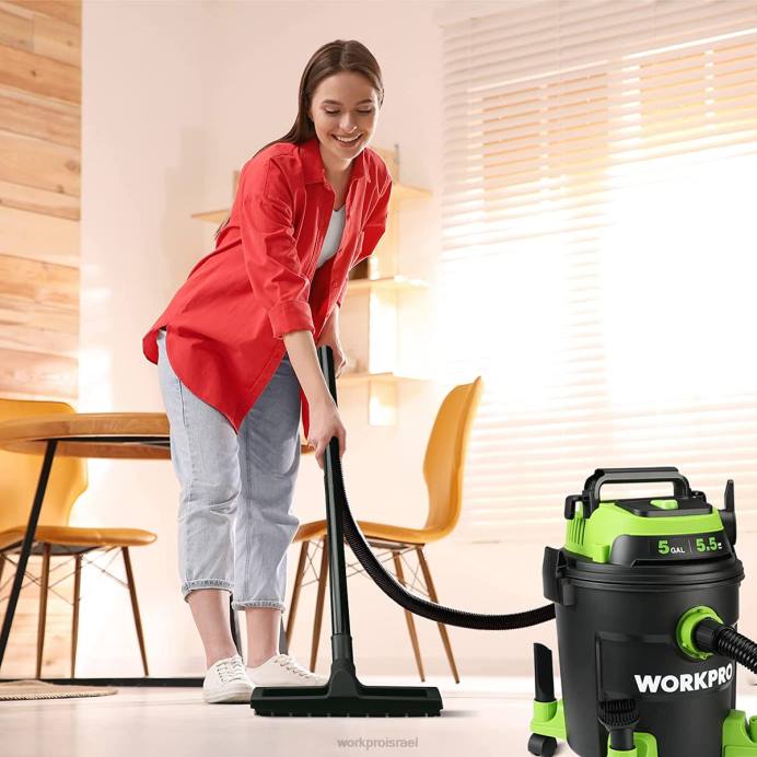 מורדן WORKPRO שואב אבק בחנות בנפח 5 ליטר, 5.5 כוח סוס לניקוי חנות עם מסנן hepa, צינור ואביזרים כְּלִי L40Z214