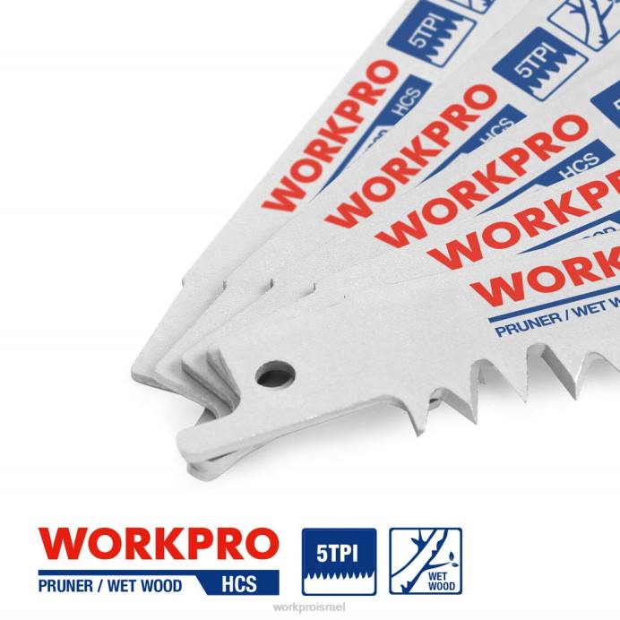 מוֹעִיל WORKPRO 5 יחידות סט להבי מסור גיזום עץ 9 אינץ' כְּלִי L40Z208