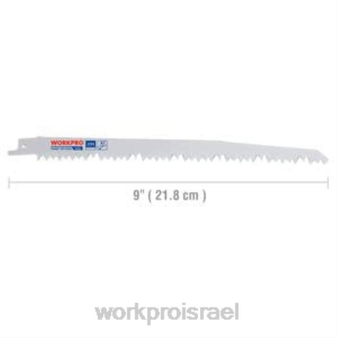 מוֹעִיל WORKPRO 5 יחידות סט להבי מסור גיזום עץ 9 אינץ' כְּלִי L40Z208