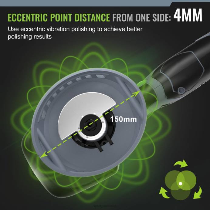 מורדן WORKPRO 6 אינץ' מלטש חיץ אלחוטי לרכב עם פעולה כפולה עם 2 יחידות סוללה נטענת 12V כְּלִי L40Z238