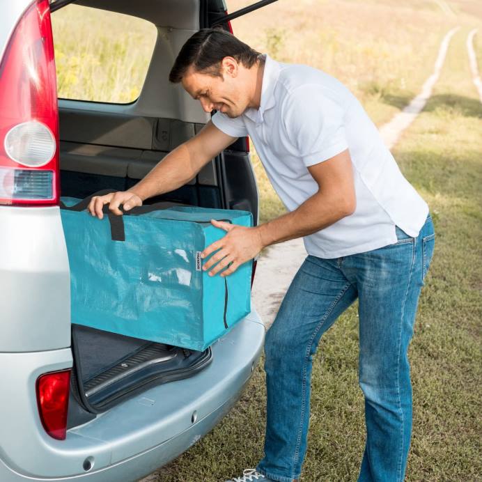 ורוד כחול WORKPRO 6 חבילות תיקי אחסון כבדים במיוחד עם רוכסנים וידיות נשיאה רצועות תרמיל אִחסוּן L40Z142